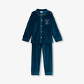 JC-TB016 Jacadi Boys Pyjamas in chenille boys (petrol blue)