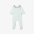JC-NG089 Jacadi Chenille Pyjama Set for Baby Girl (Aqua Blue)