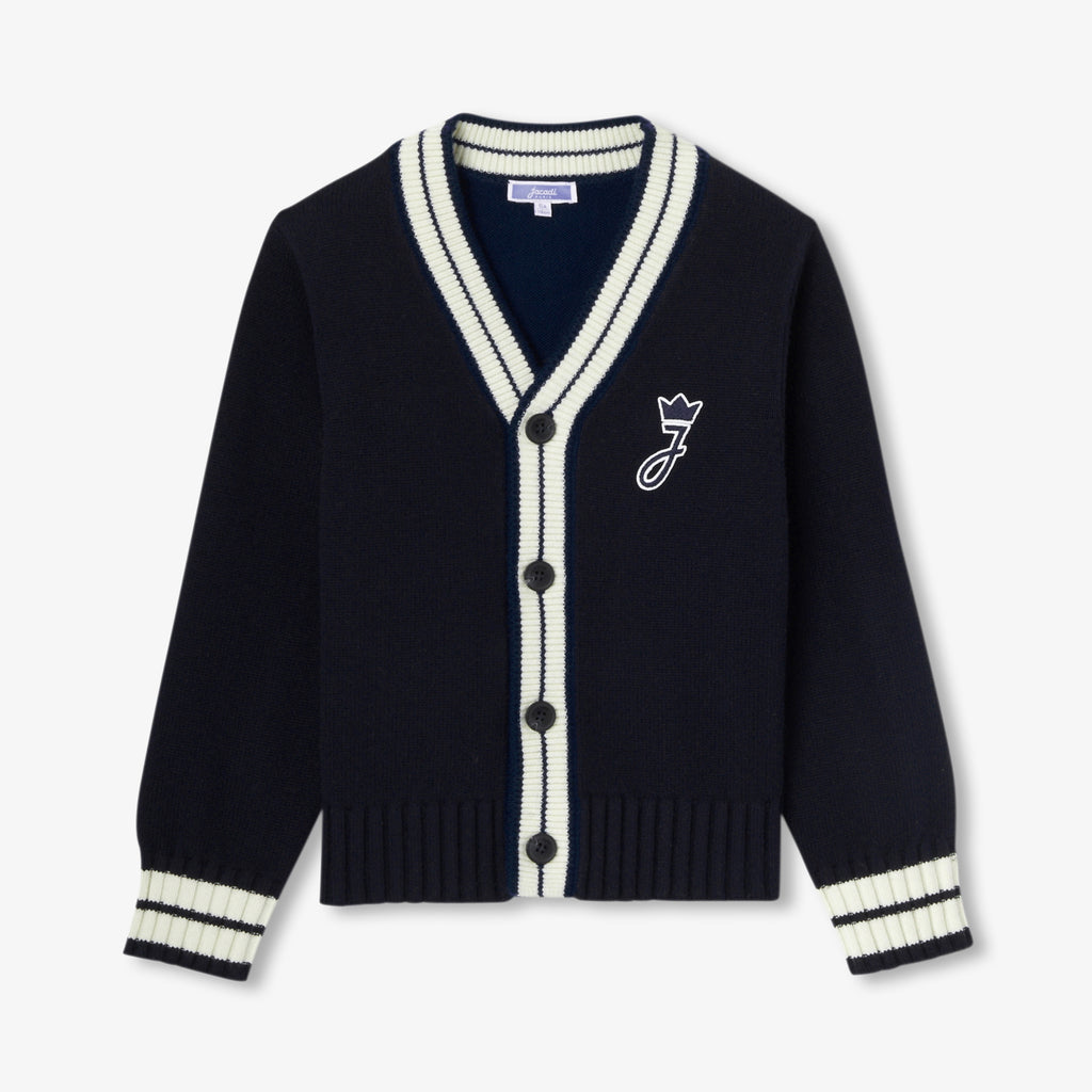 JC-TB018 Jacadi Children's cardigan - navy blue jacadi