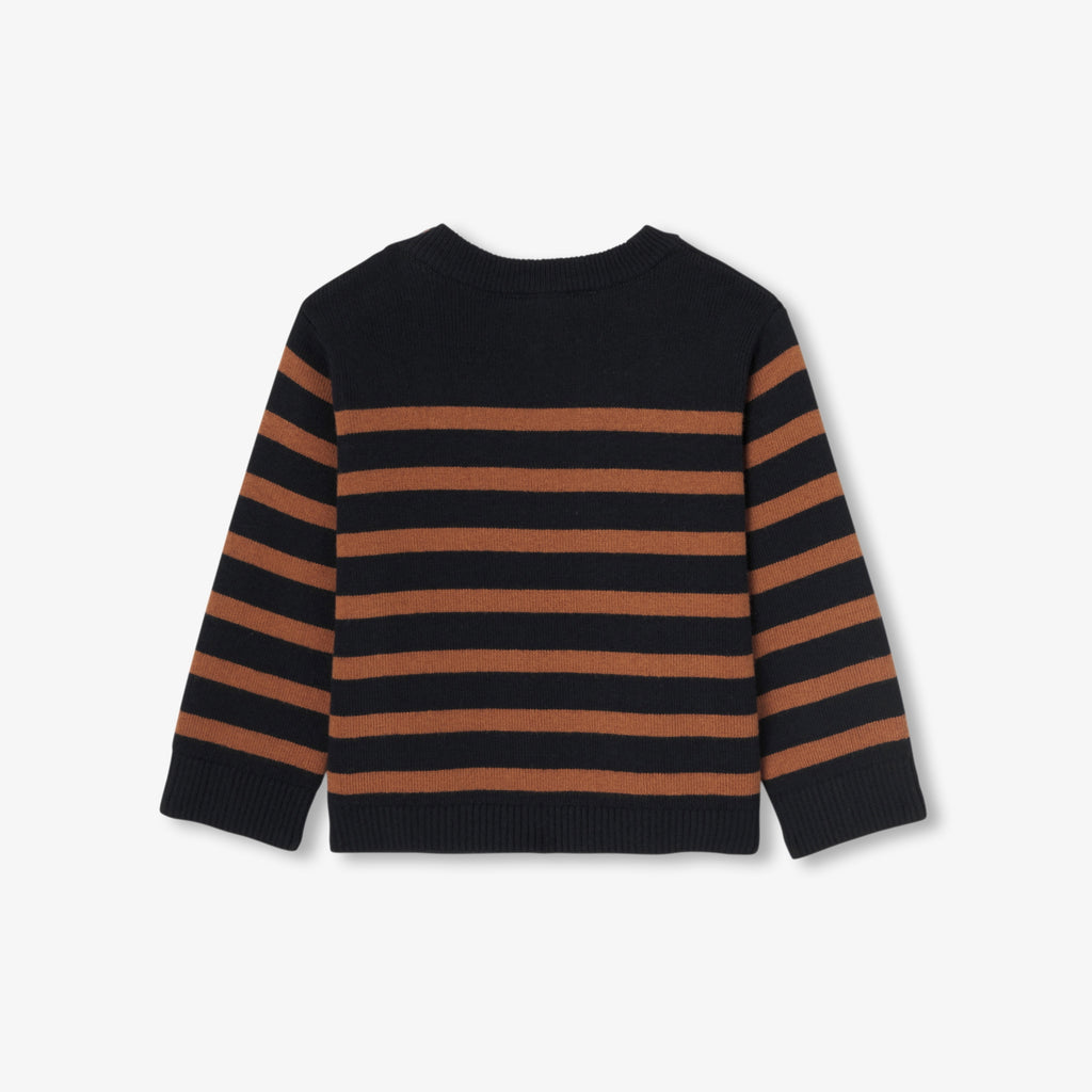 JC-NB038 - Jacadi Baby Boy Breton Stripe Sweater