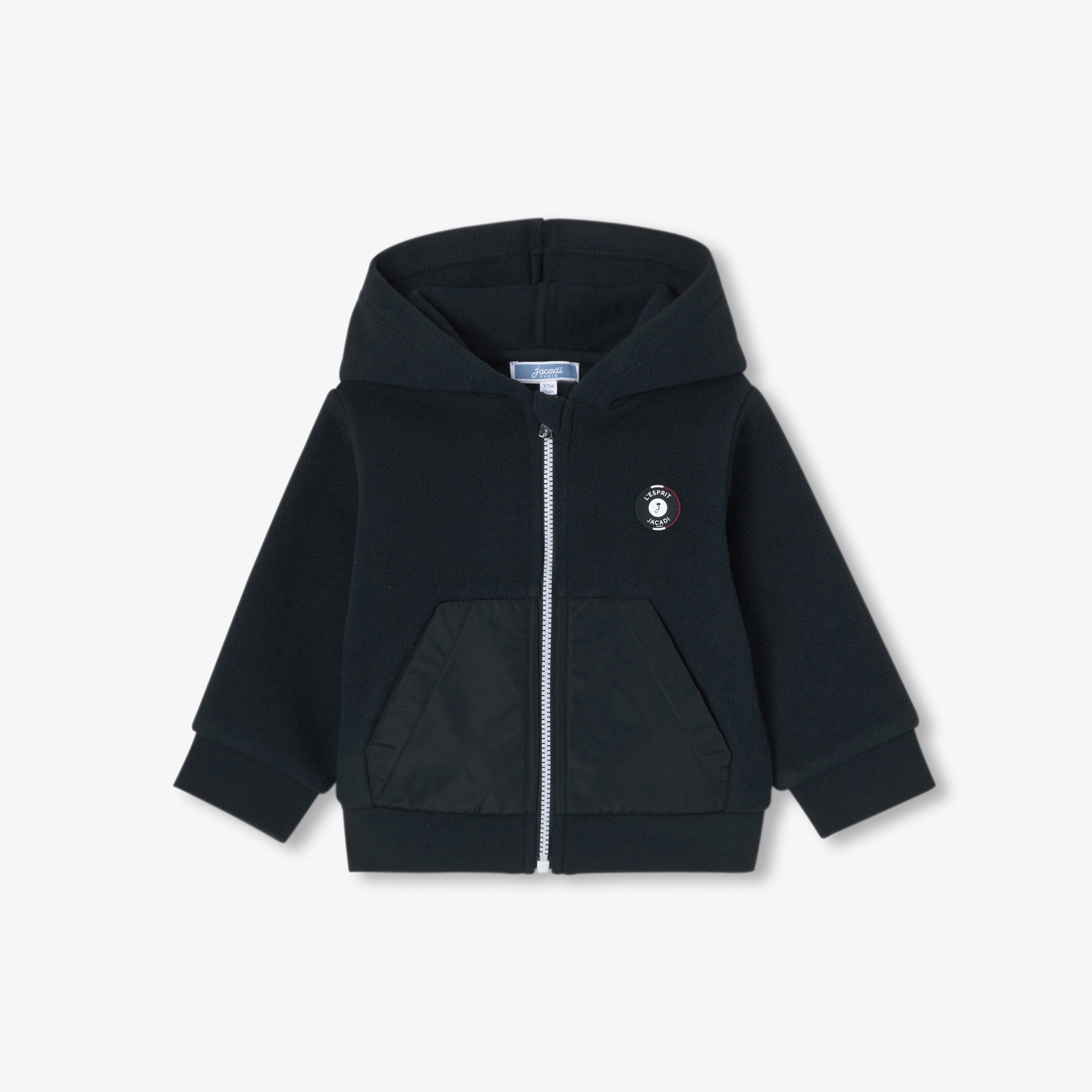 JC-NB043 - Jacadi Baby Boy Fleece Cardigan