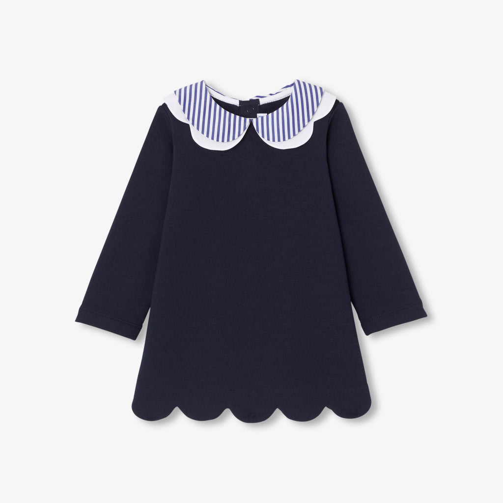 Baby girl sweatshirt dress - Navy Blue Jacadi