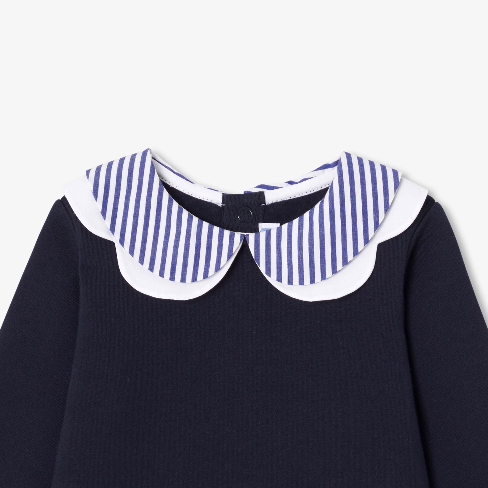 Baby girl sweatshirt dress - Navy Blue Jacadi