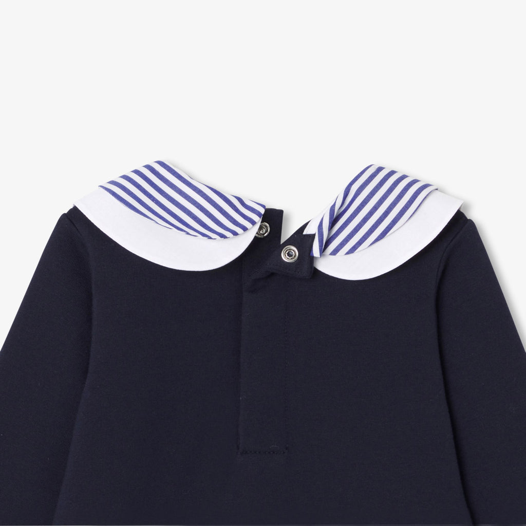 Baby girl sweatshirt dress - Navy Blue Jacadi