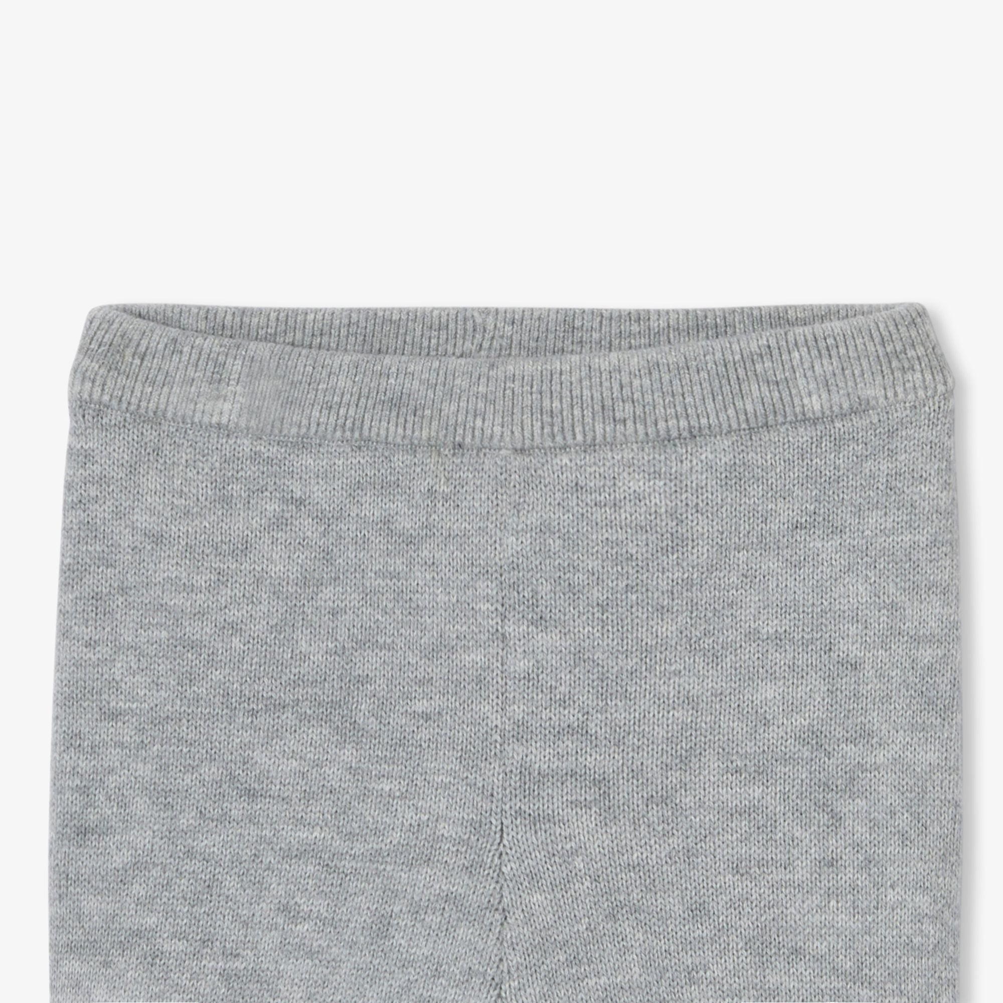 Outfit Set in Cotton Neonati - Grey/White