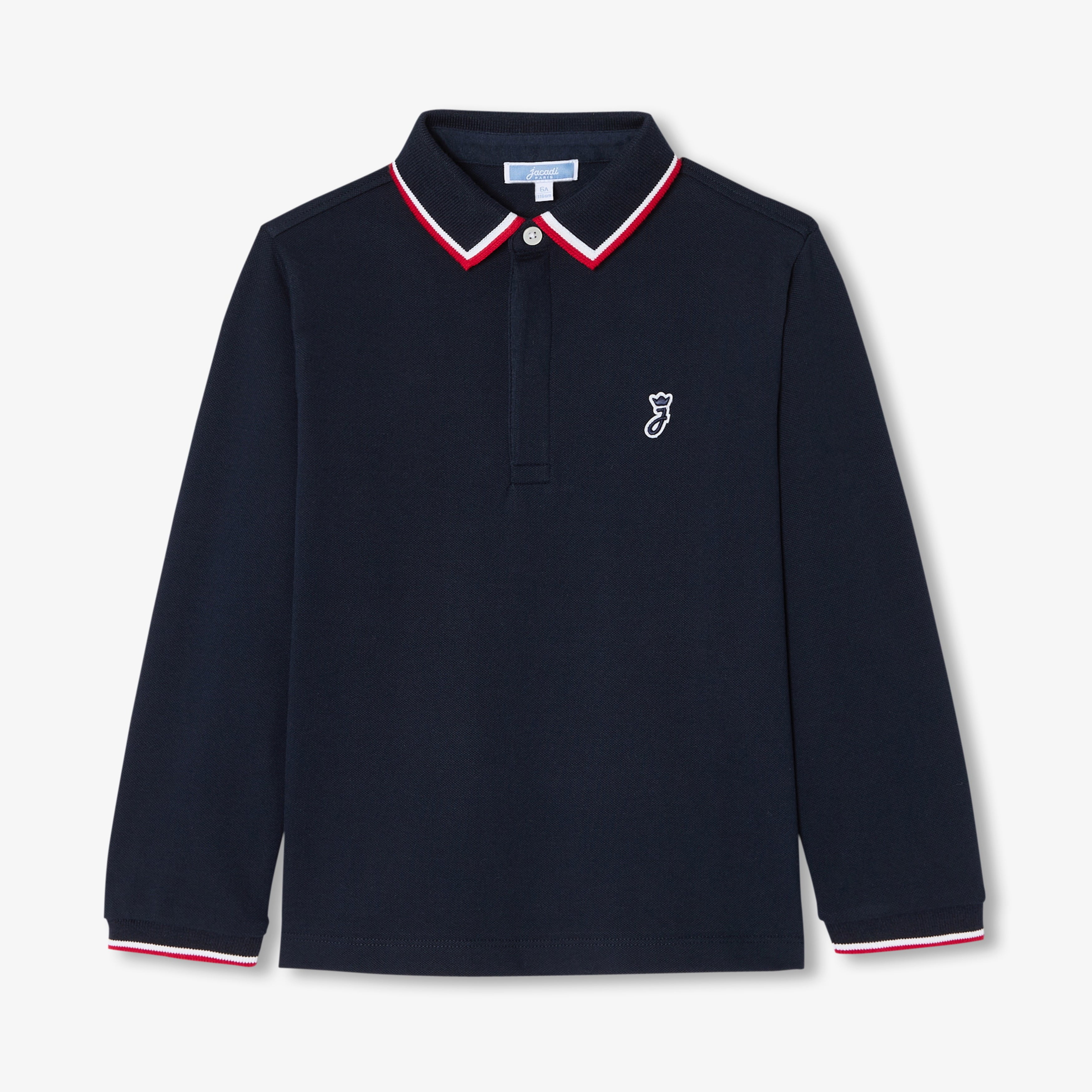 JC-TB023 - Jacadi Boy cotton polo shirt (Navy)