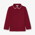 JC-TB024 - Jacadi Boy cotton polo shirt (Red)