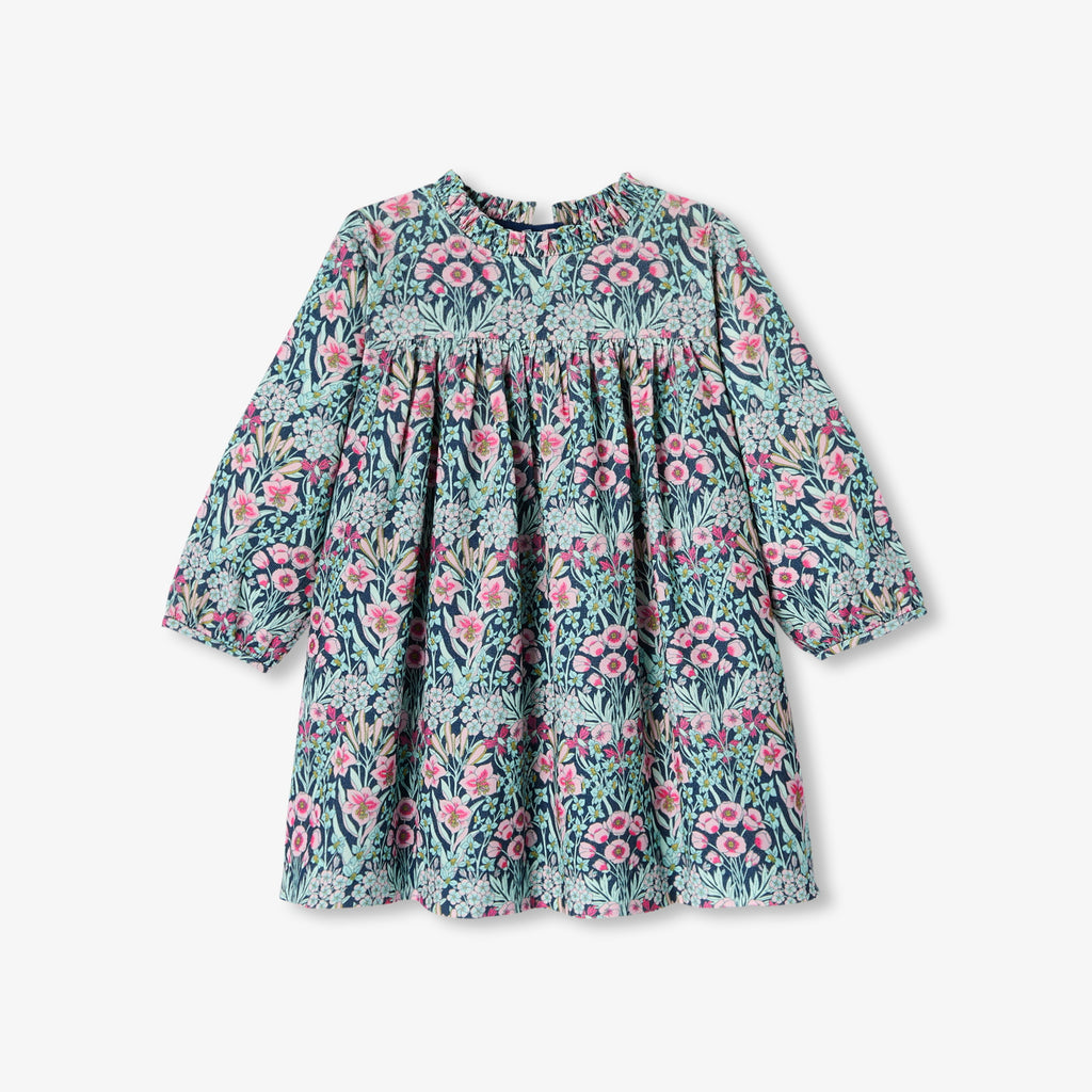 JC-NG042 Jacadi Liberty Corduroy Dress for Baby Girl