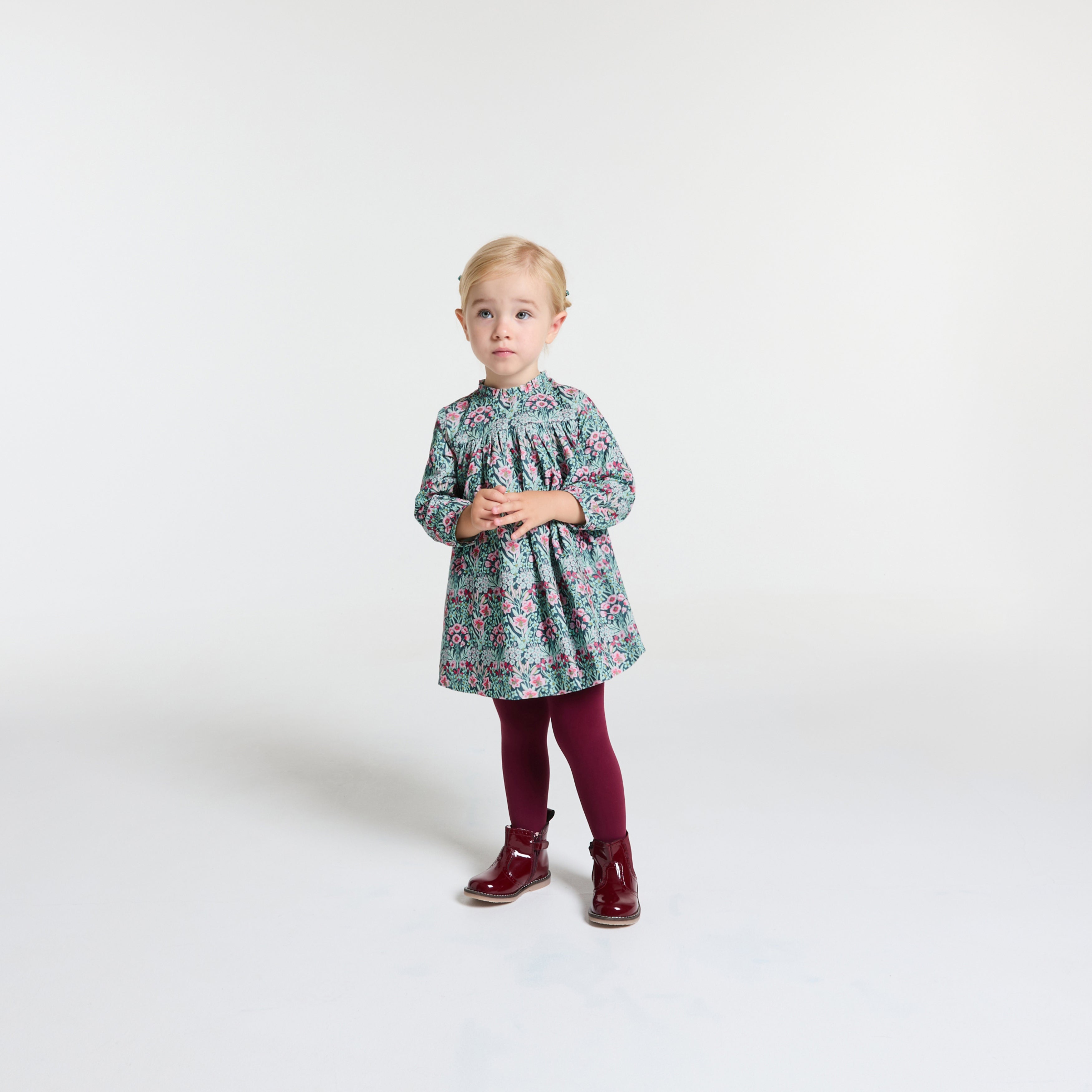 JC-NG042 Jacadi Liberty Corduroy Dress for Baby Girl