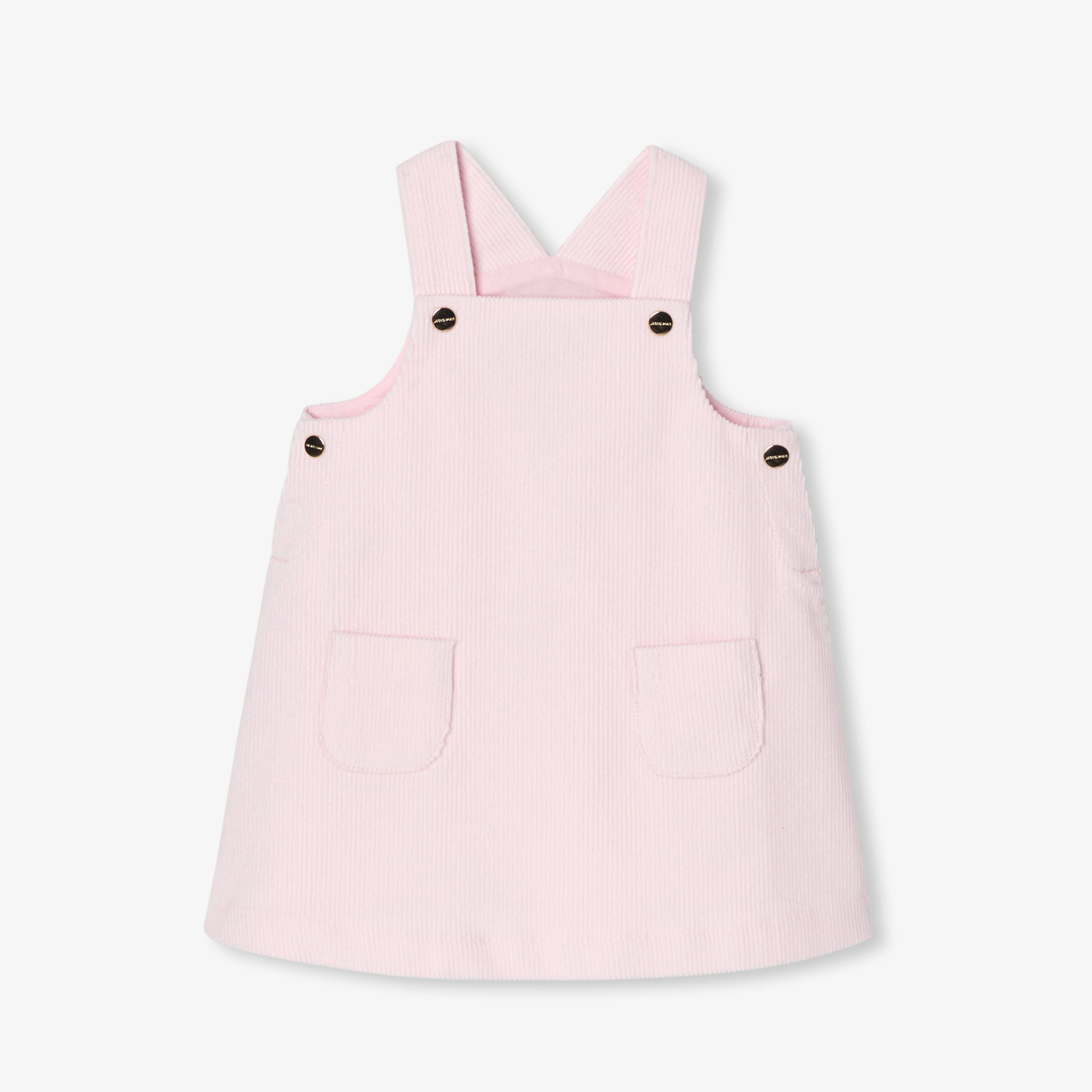 JC-NG060 Jacadi Baby Girl Velvet Pinafore Dress