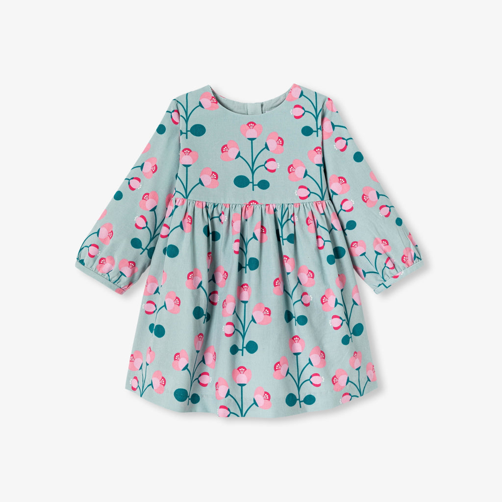 JC-NG092 - Jacadi Velvet Dress for Baby Girls