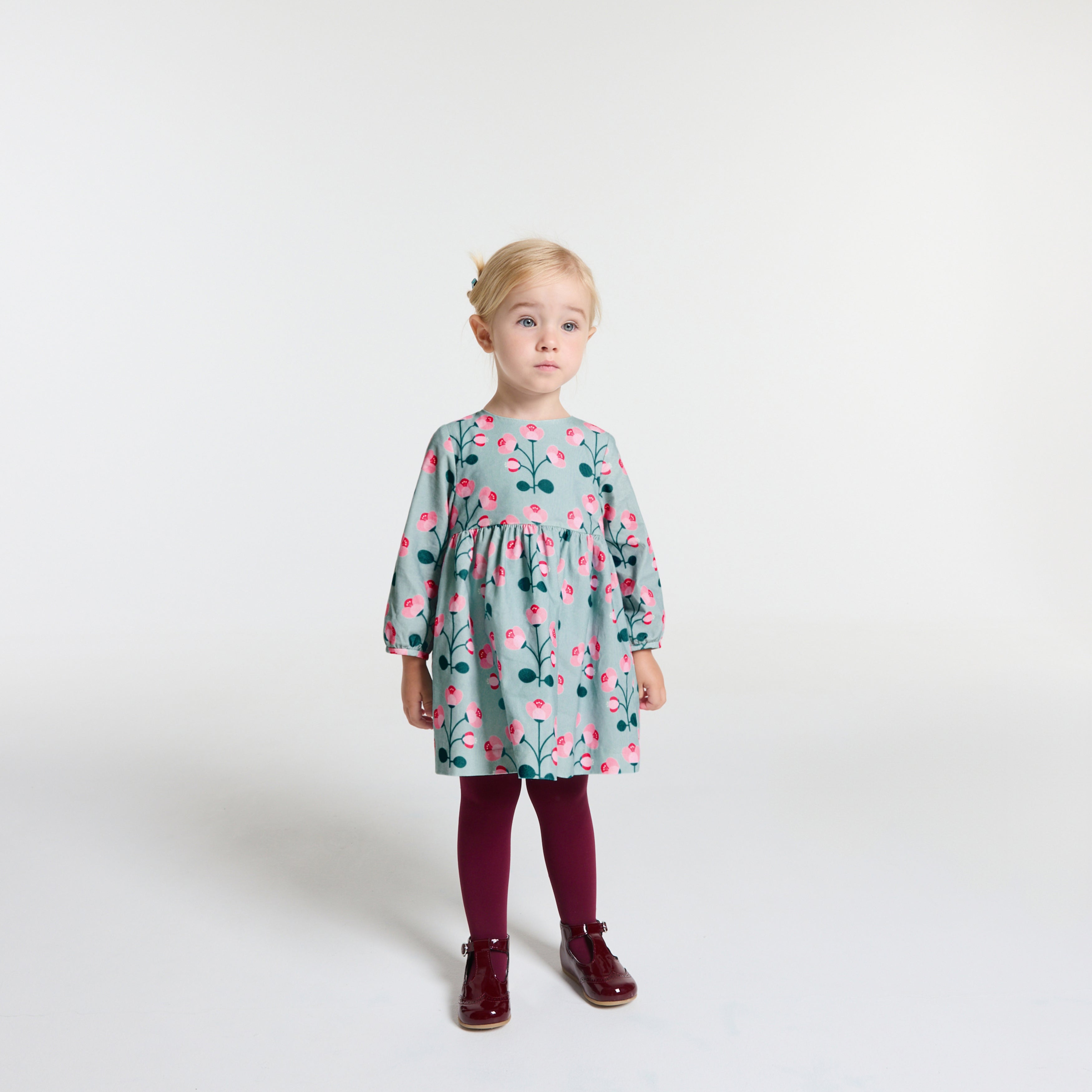 JC-NG092 - Jacadi Velvet Dress for Baby Girls