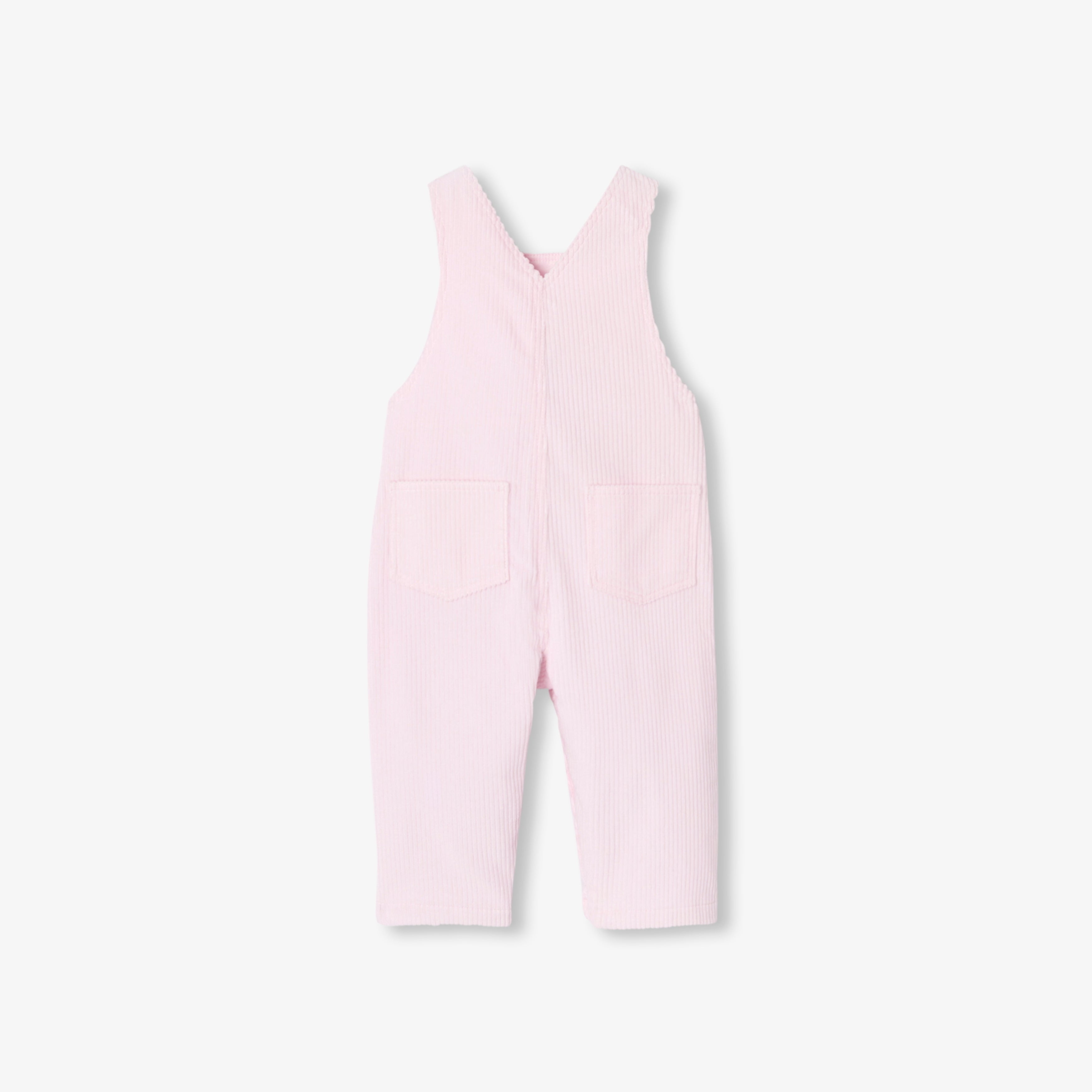 JC-NG095 - Jacadi Corduroy Dungarees for Baby Girls