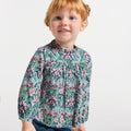 JC-NG079 Jacadi Baby Girl Liberty Fabric Blouse