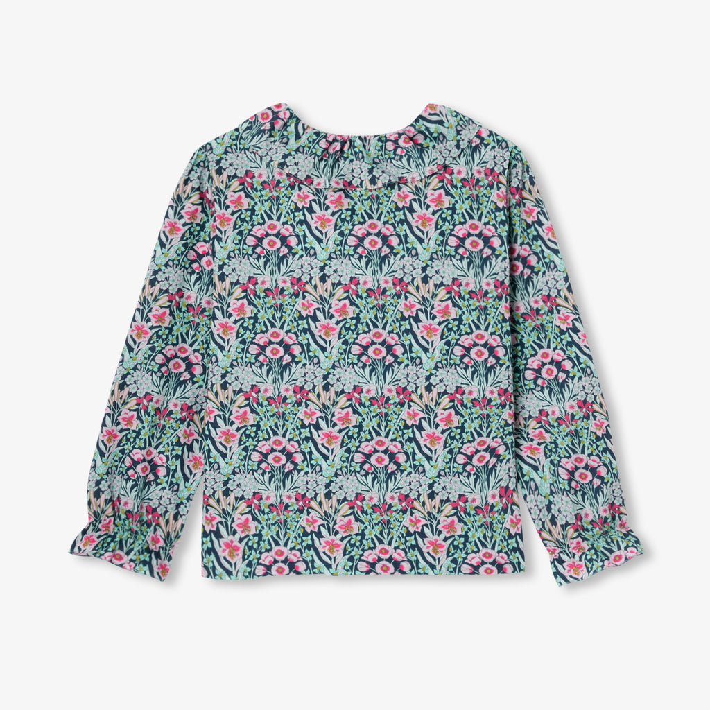 JC-TG037 Jacadi Liberty Fabric Blouse for Girls