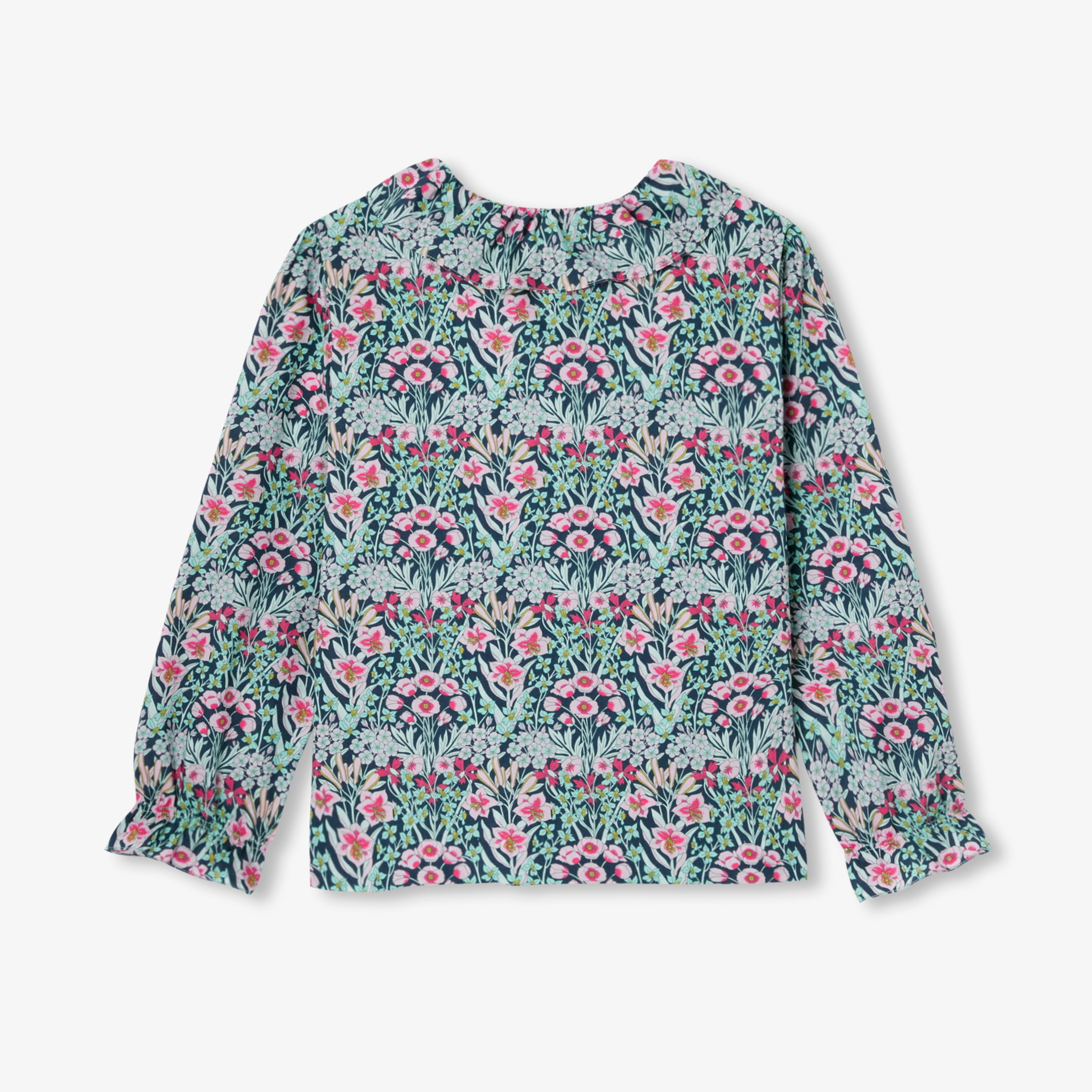 JC-TG037 Jacadi Liberty Fabric Blouse for Girls