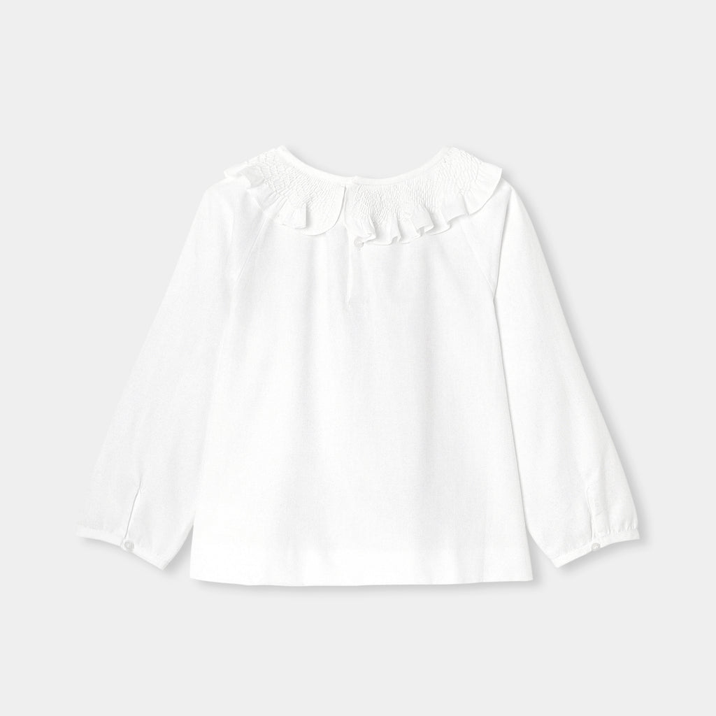 JC-TG088 - Jacadi Girl flannel blouse