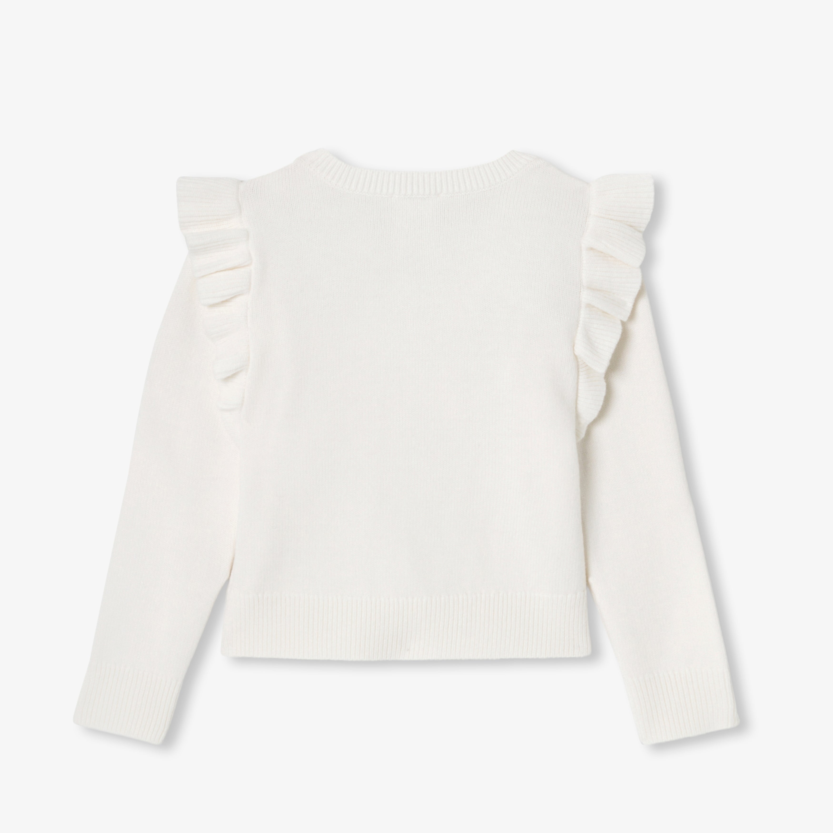 JC-TG041 Jacadi Girls Cable-Knit Wool Sweater