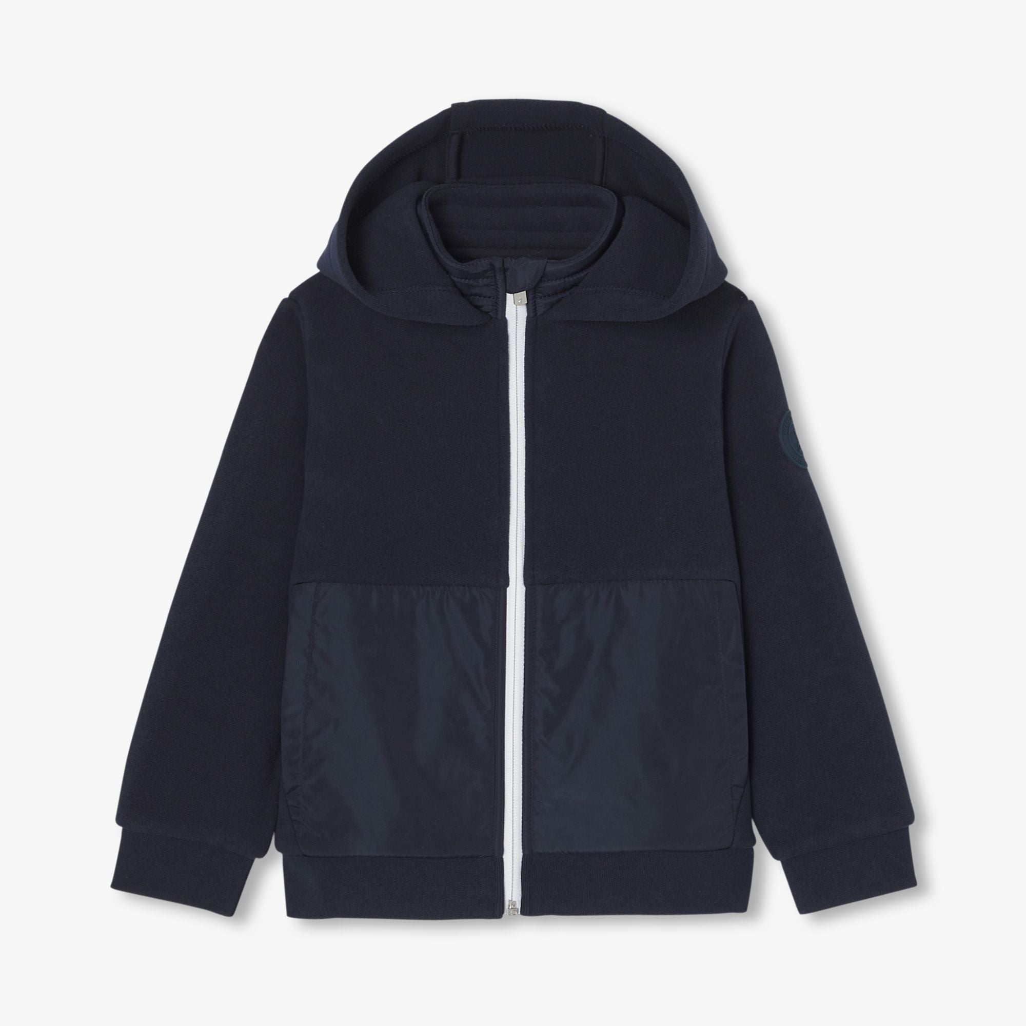 Sweatshirt Zip-up in Pile Boy - Blu Navy Jacadi