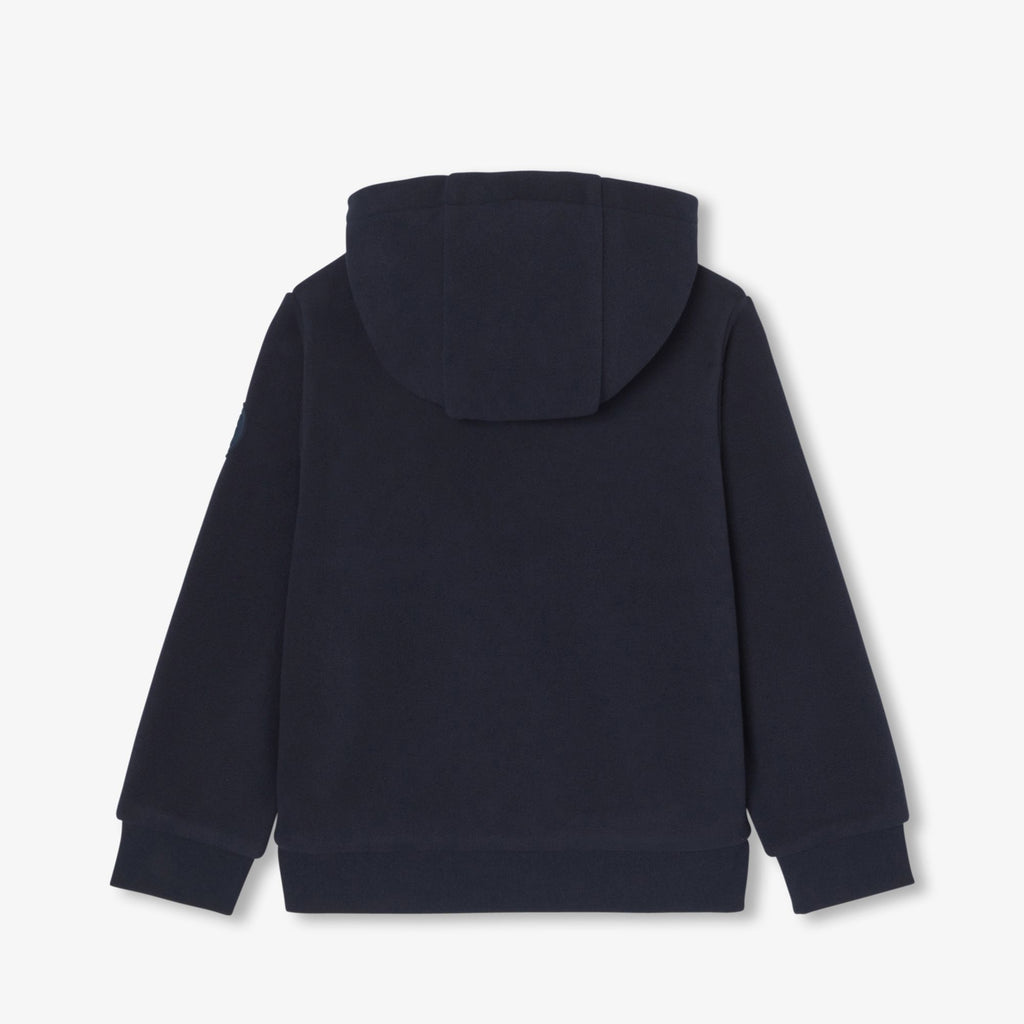 Sweatshirt Zip-up in Pile Boy - Blu Navy Jacadi