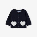 JC-NG037 Jacadi Jersey-Knit Cardigan for Baby Girl