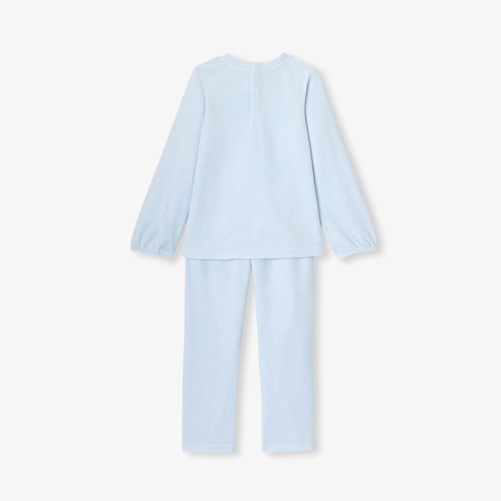 JC-TG056 Jacadi Girls Pyjamas in velvet girls (cesleste jacadi)