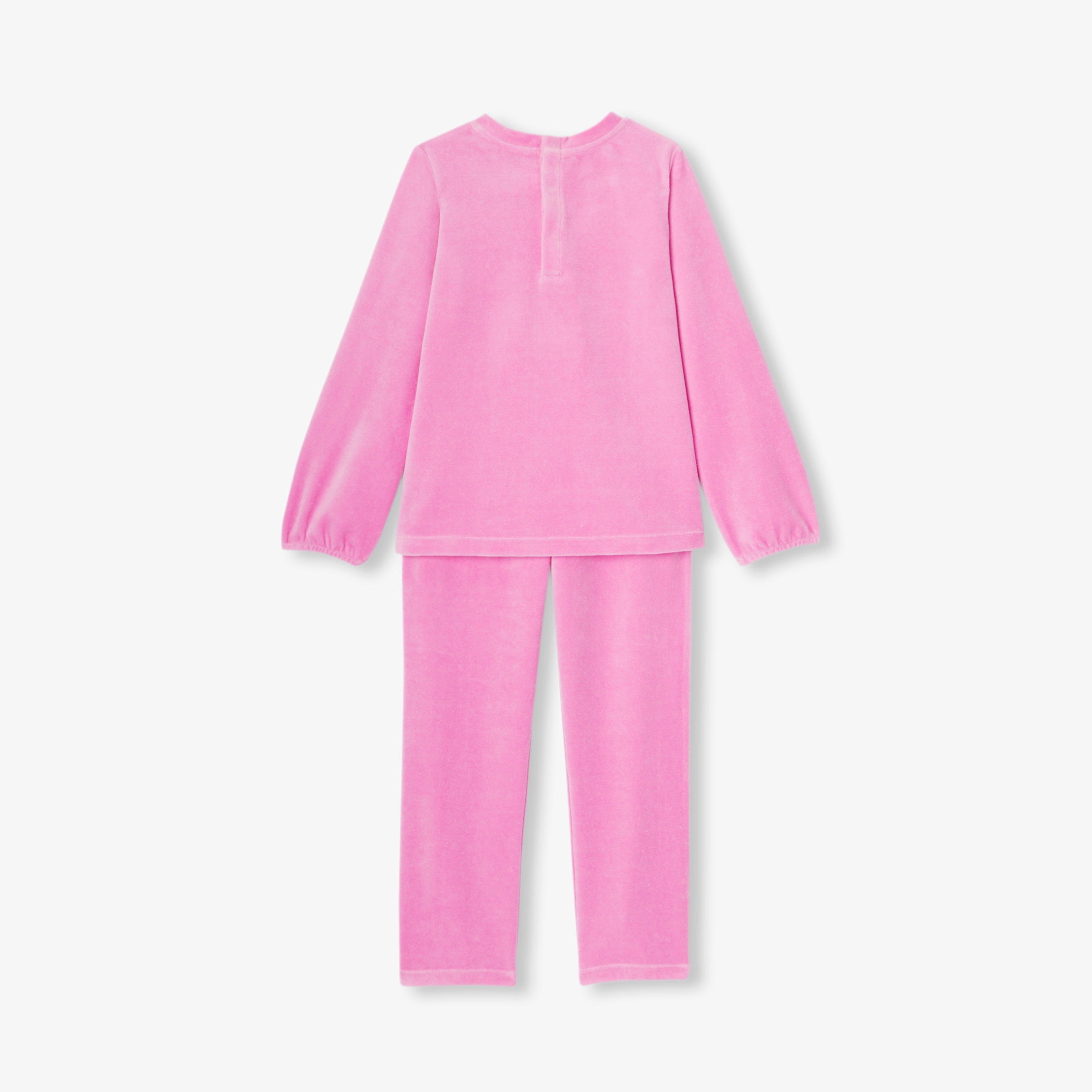 JC-TG057 Jacadi Girls Pyjamas in velvet girls (pink)