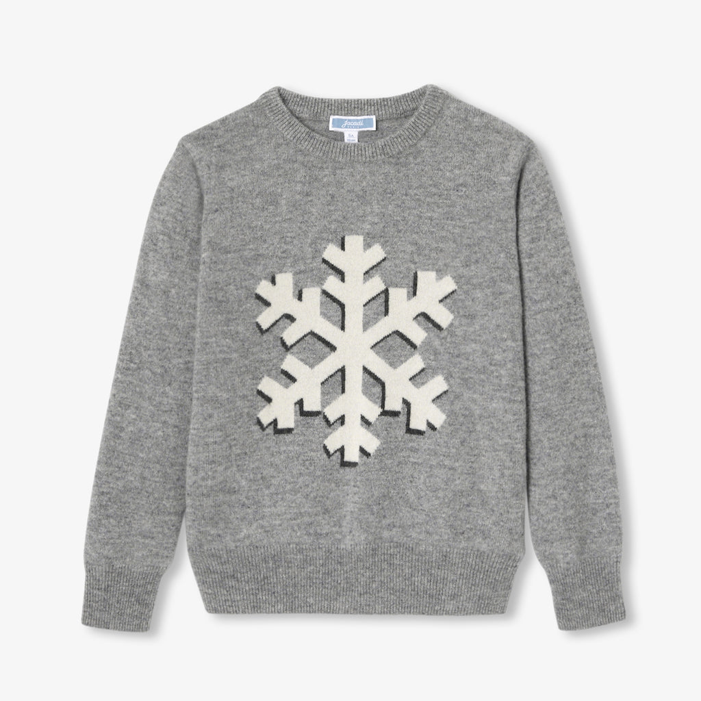 JC-TB013 Jacadi Cashmere sweater for boys - Mid Grey