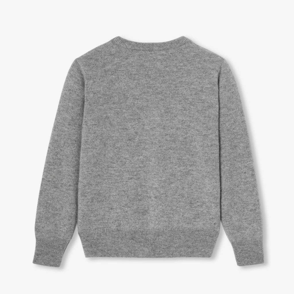 JC-TB013 Jacadi Cashmere sweater for boys - Mid Grey