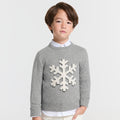 JC-TB013 Jacadi Cashmere sweater for boys - Mid Grey