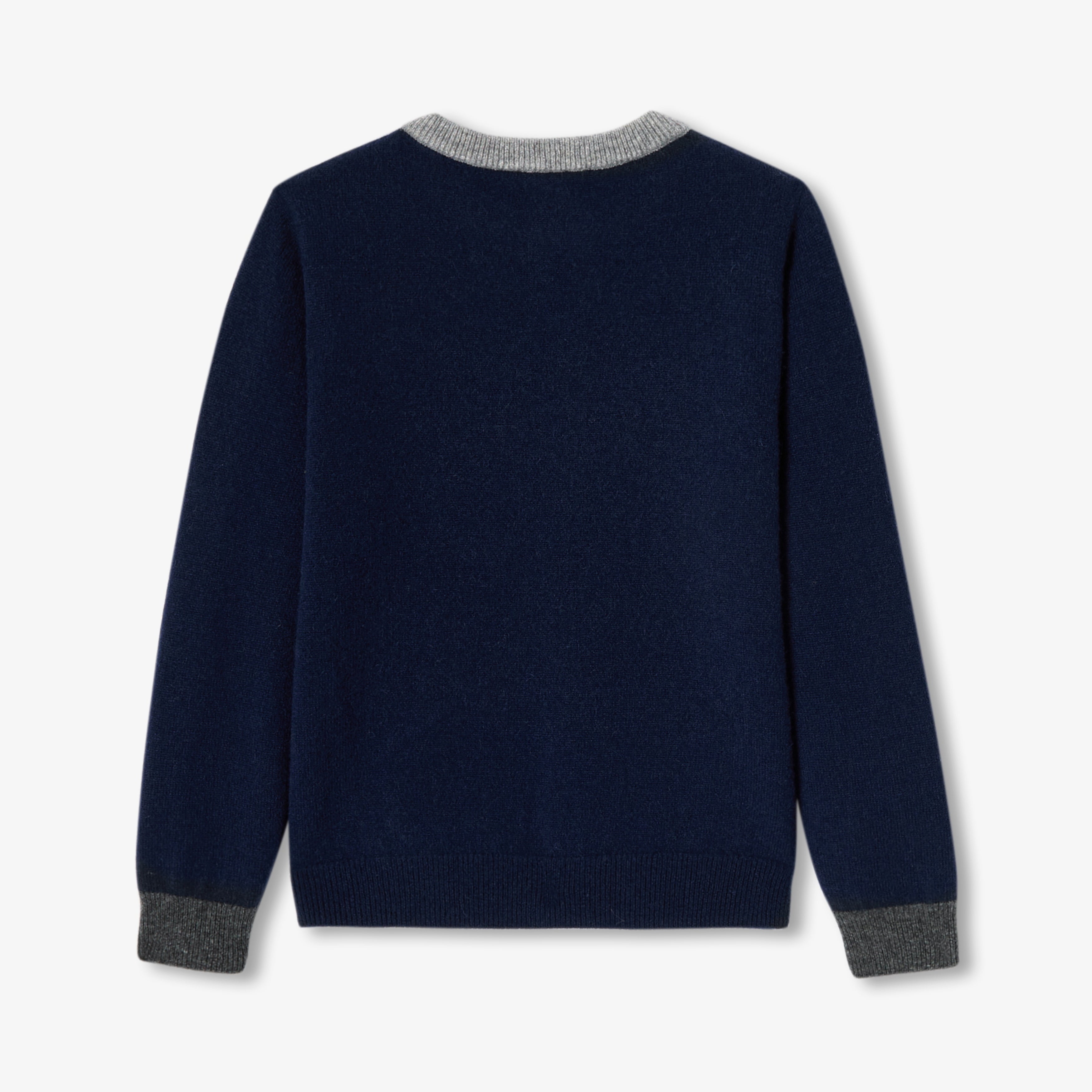JC-TB012 Jacadi Cashmere sweater for boys - Navy