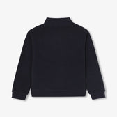 Half-zip fleece top for boys - Navy