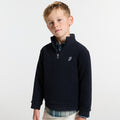 Half-zip fleece top for boys - Navy