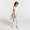 JC-TG076 - Jacadi Girl dress jacquard bow