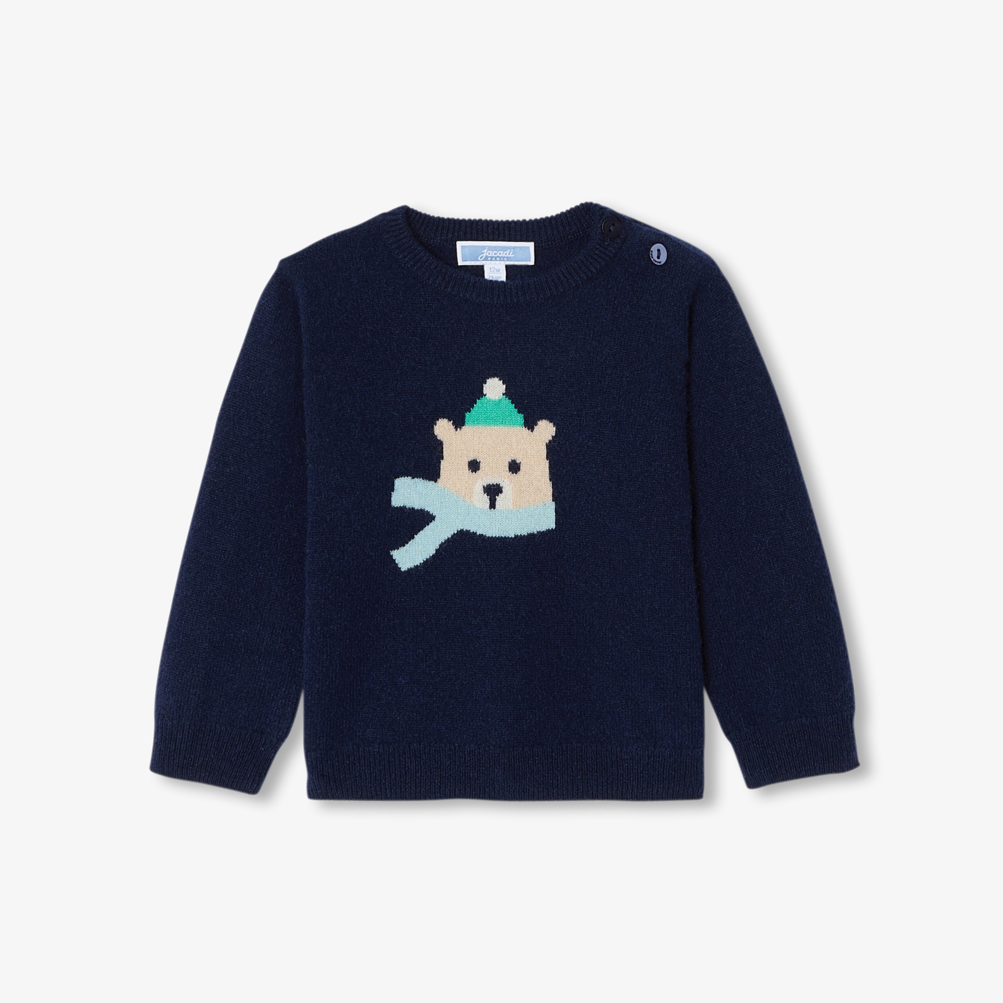 JC-NB033 Jacadi Cashmere Sweater for Baby Boy