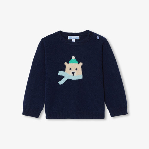 JC-NB033 Jacadi Cashmere Sweater for Baby Boy