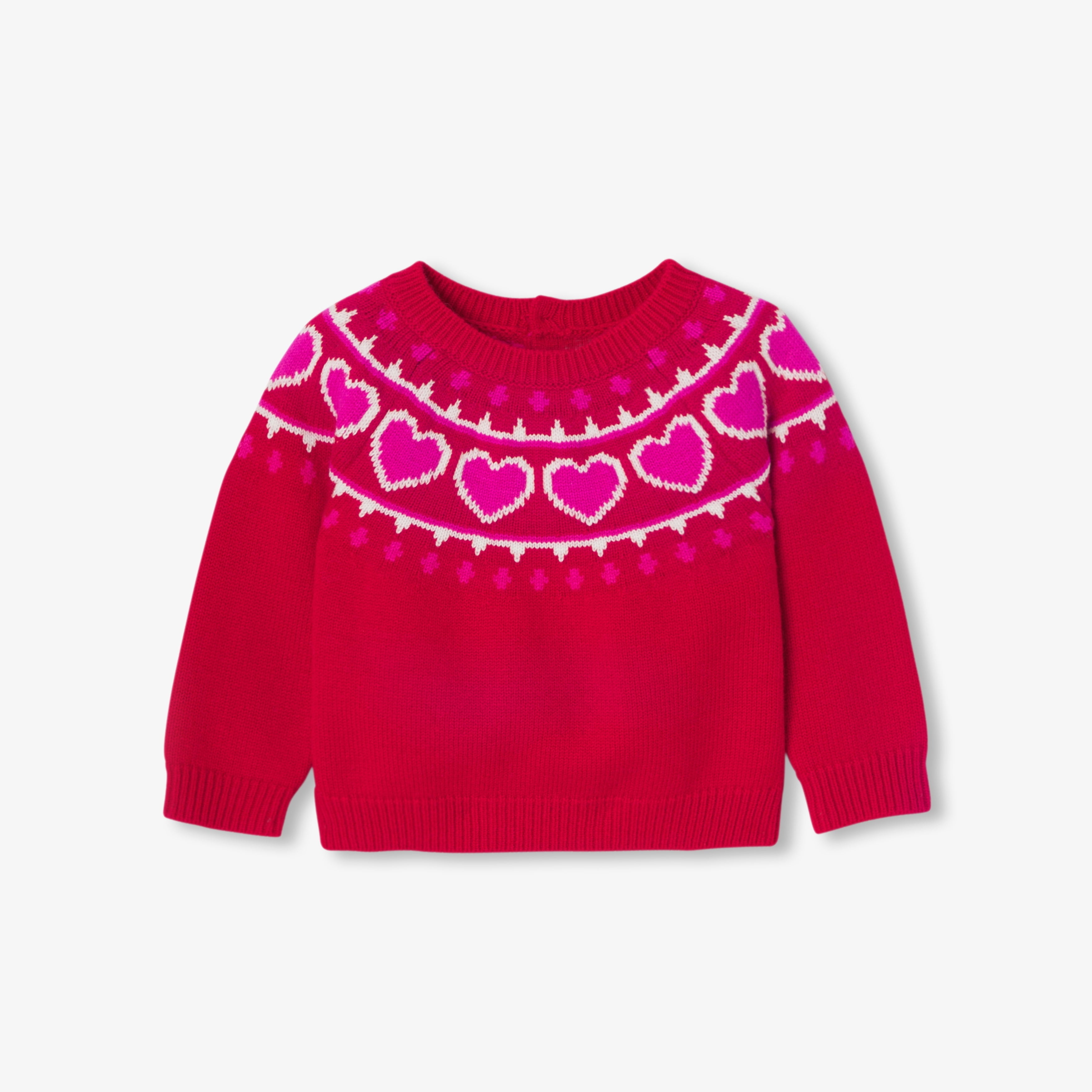 JC-NG101 - Jacadi Baby girl jacquard jumper