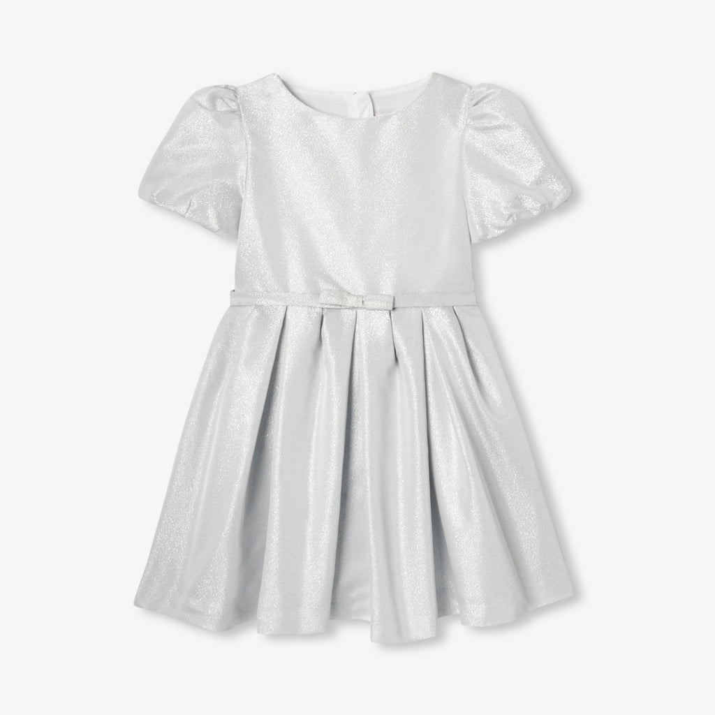 JC-TG028 Jacadi Metallic Fabric Dress for Girls