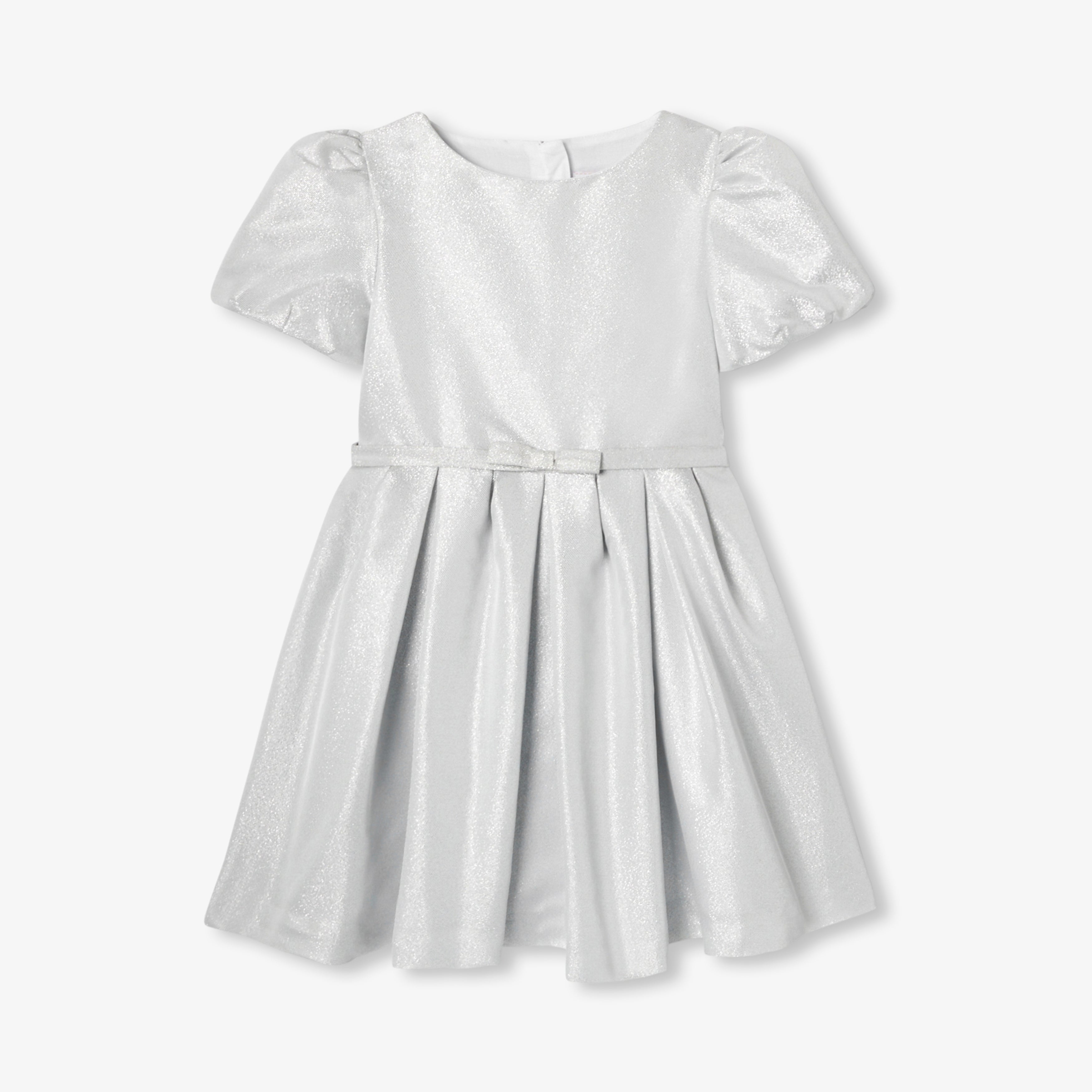 JC-TG028 Jacadi Metallic Fabric Dress for Girls