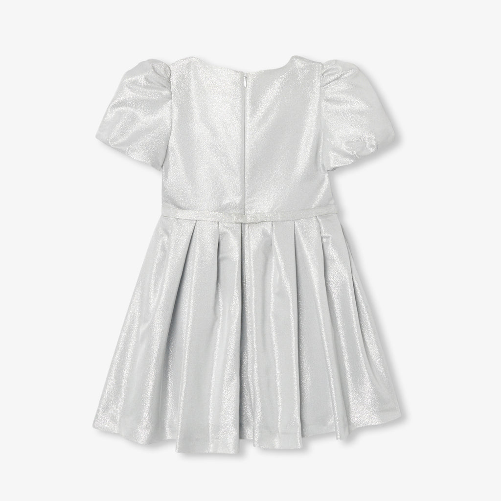 JC-TG028 Jacadi Metallic Fabric Dress for Girls