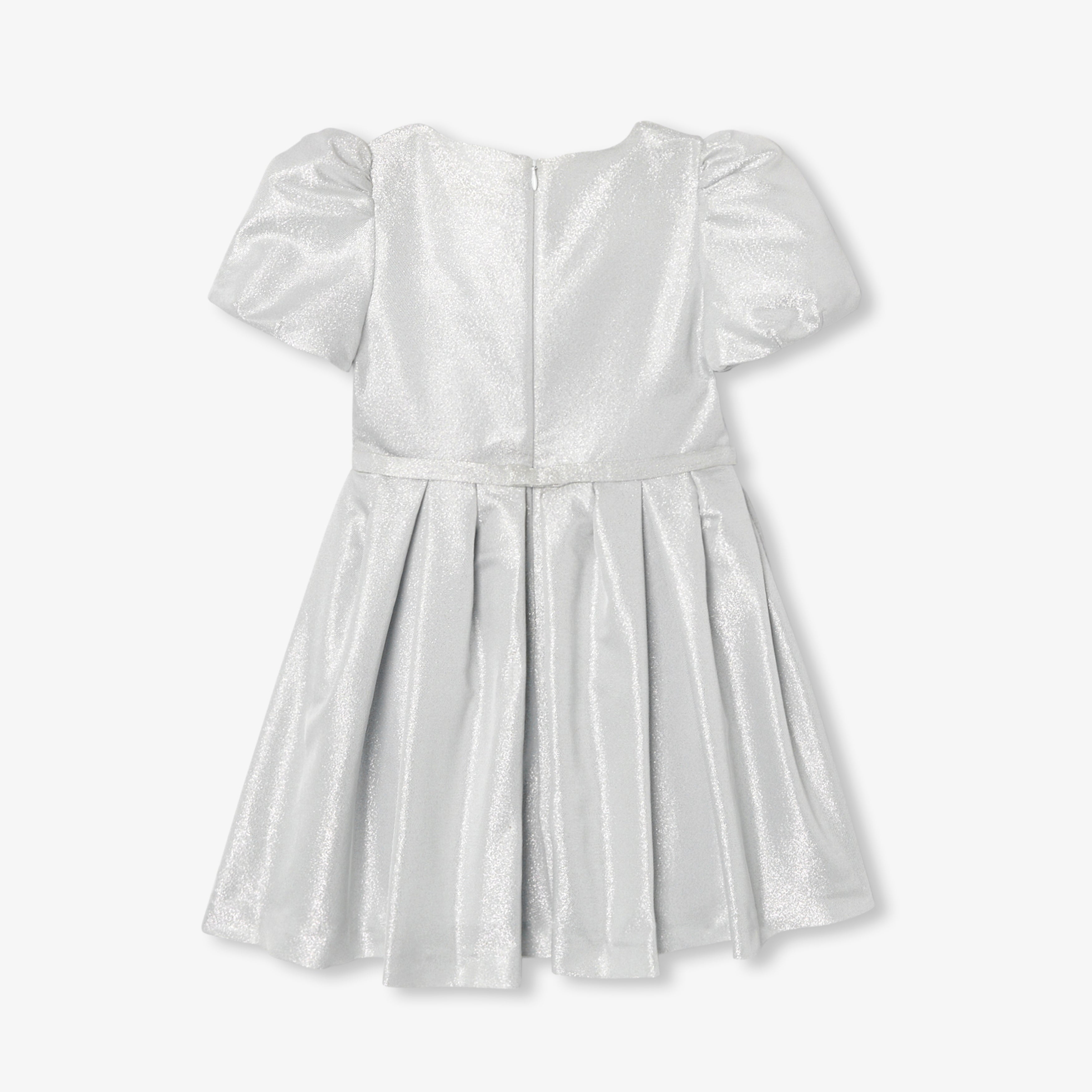 JC-TG028 Jacadi Metallic Fabric Dress for Girls