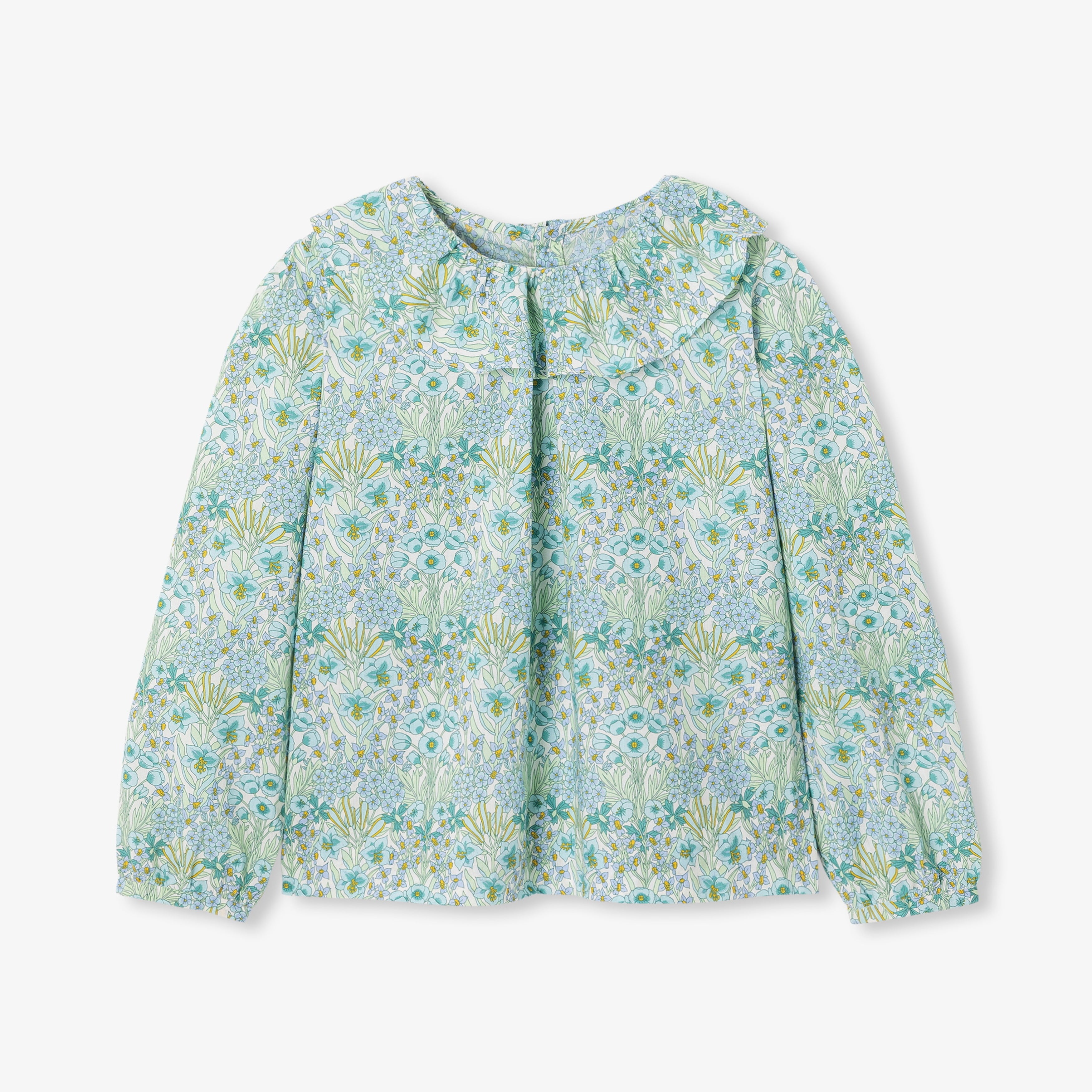 JC-TG082 - Jacadi Girl blouse in Liberty fabric