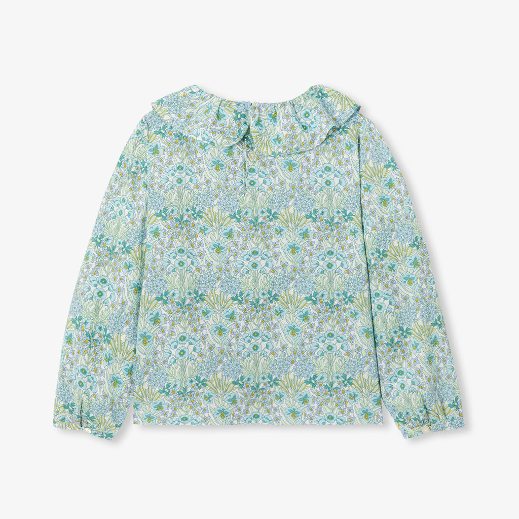 JC-TG082 - Jacadi Girl blouse in Liberty fabric