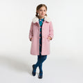 JC-TG042 Jacadi Girls Wool Coat - Pink Mélange