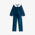 JC-TG058 Jacadi Girls Pyjamas in velvet girls (petrol blue)