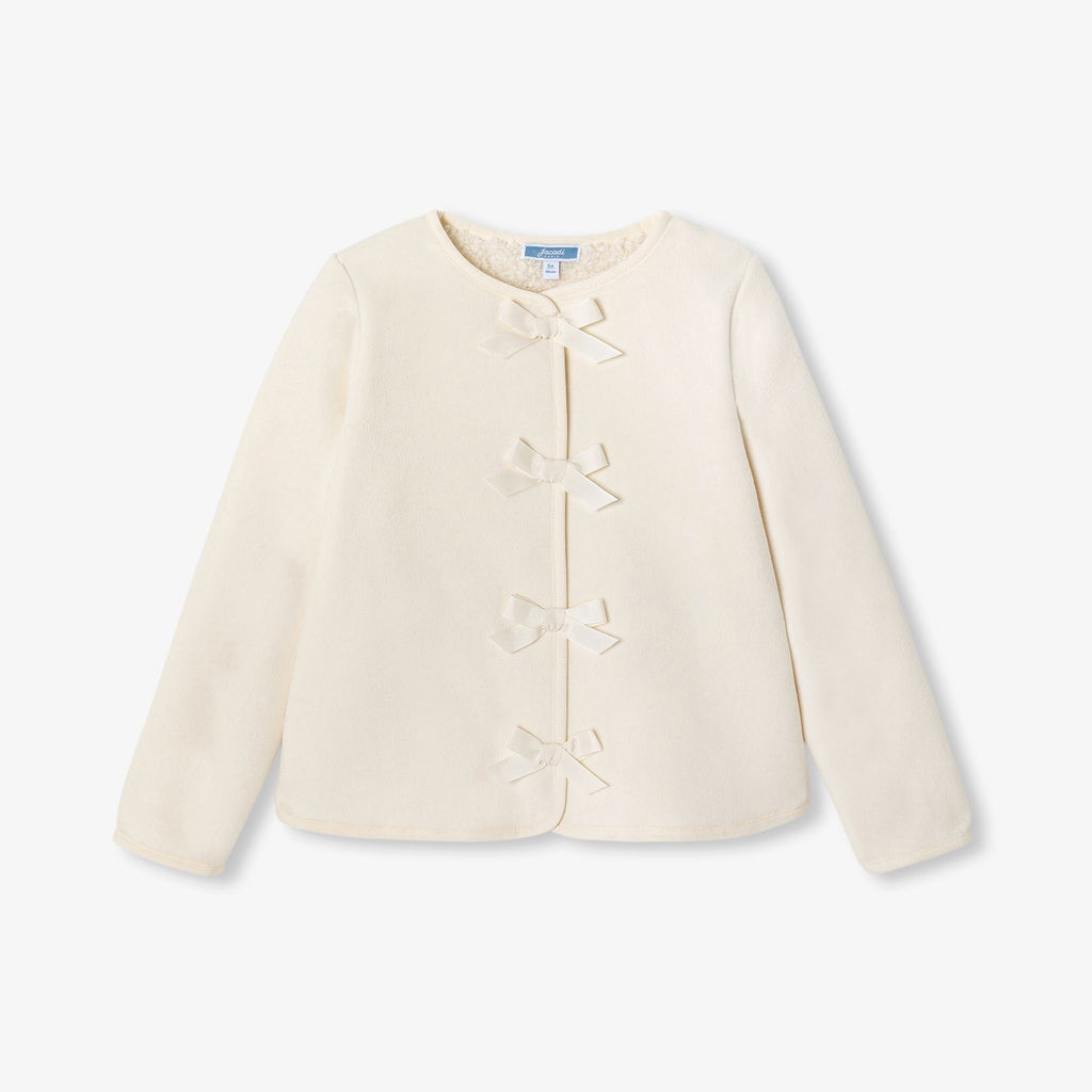 Girl fleece jacket - Jacadi Sweet White