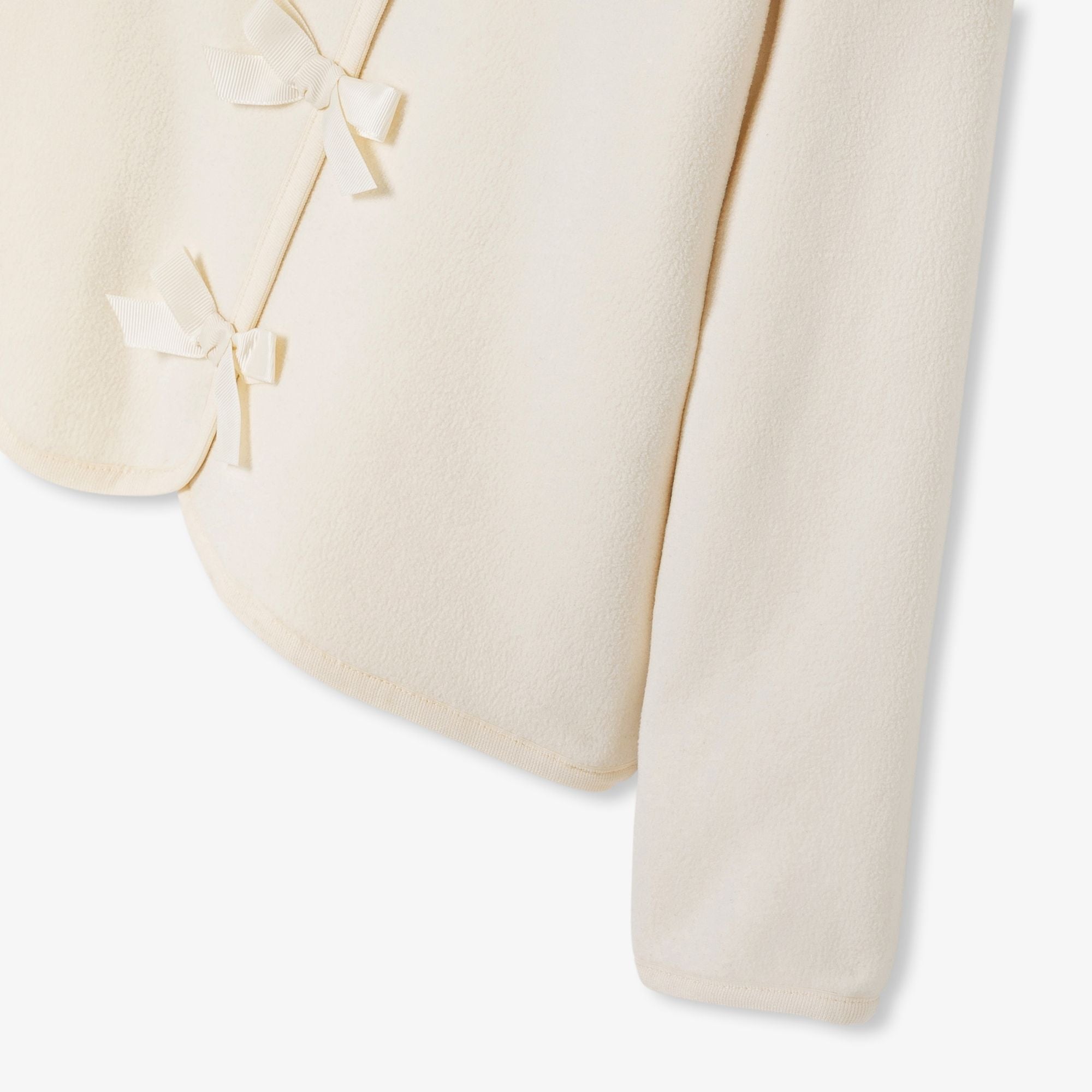 Girl fleece jacket - Jacadi Sweet White