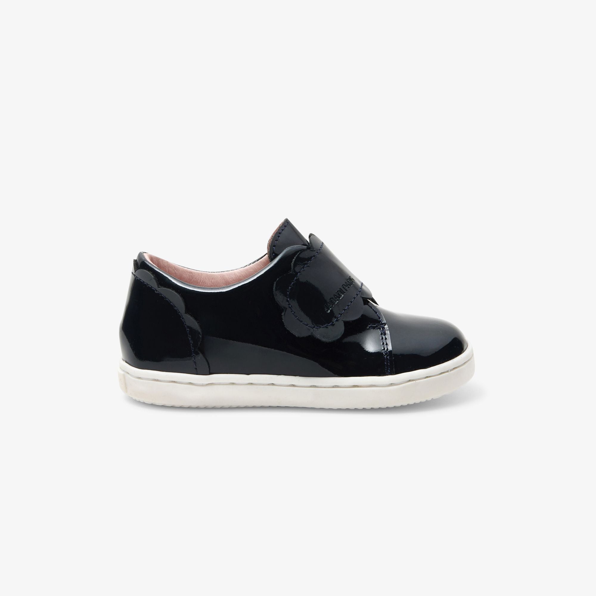 Shoes Tennis in Patent Leather For Baby Girl - Blu Navy Jacadi