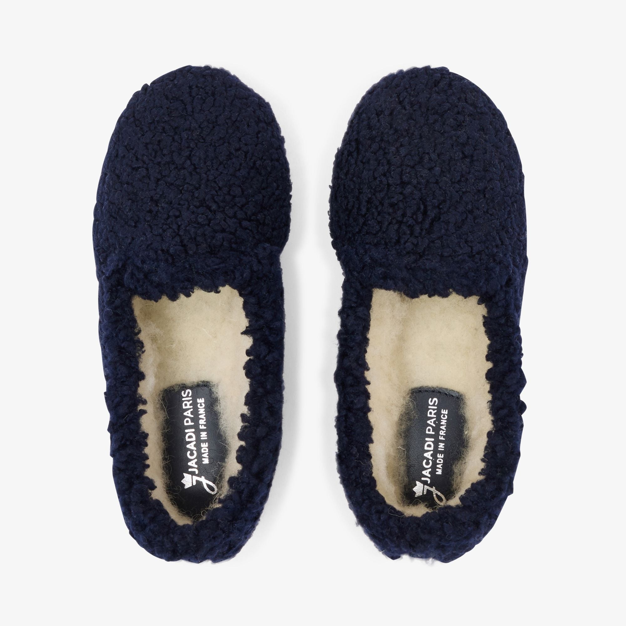 Boy faux fur slippers - Navy Blue Jacadi
