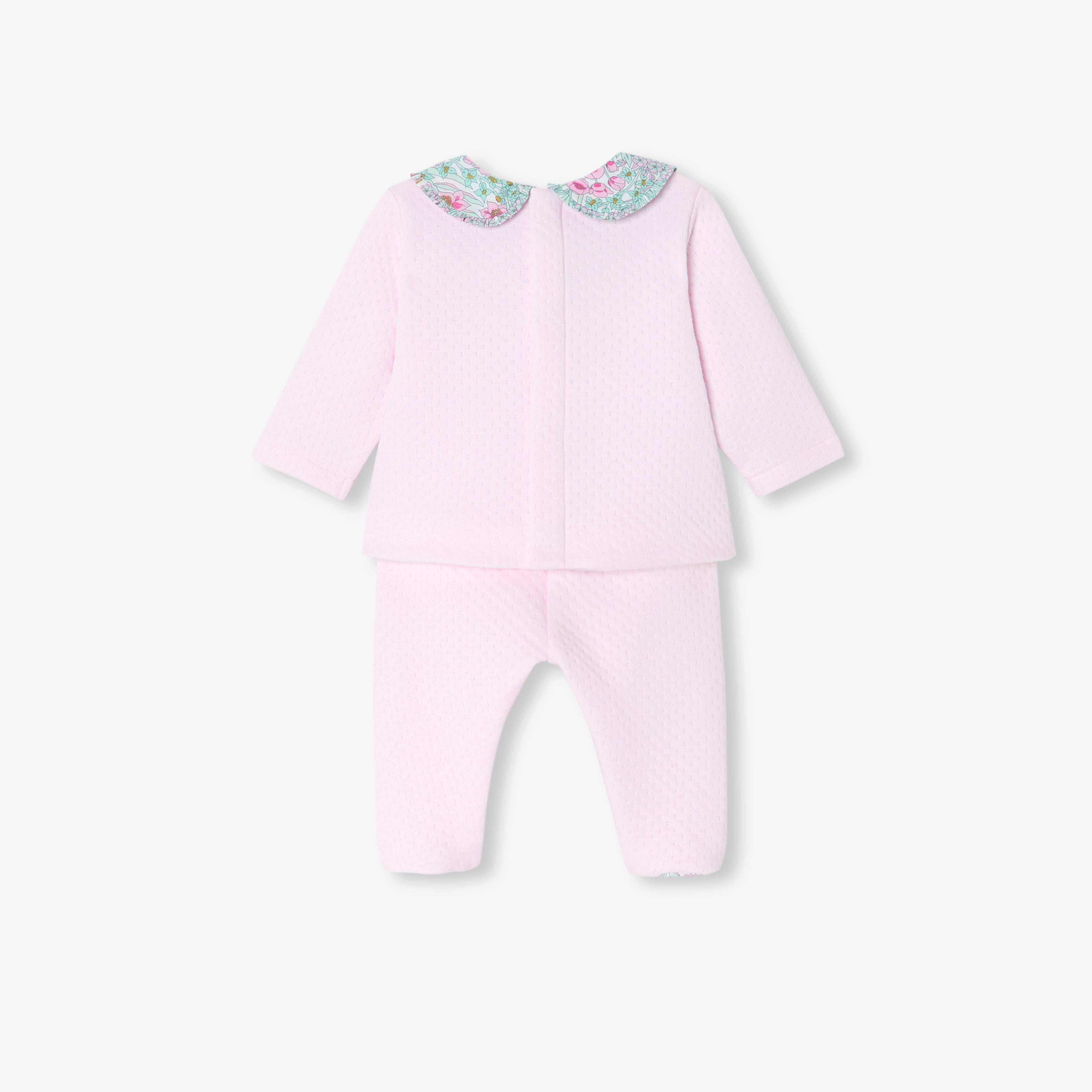 JC-NG081 Jacadi Baby Girl Double Jersey Set